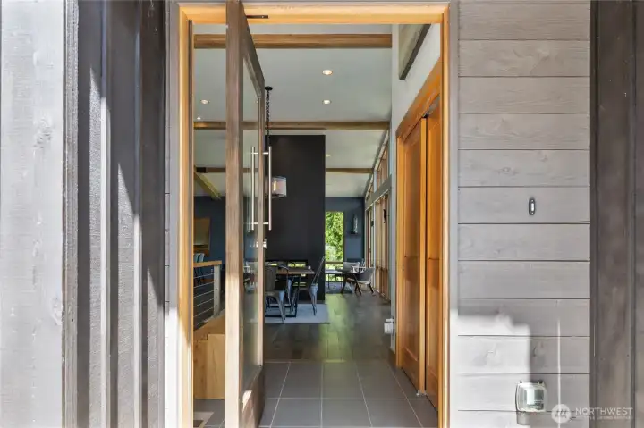Pivot Entry Door