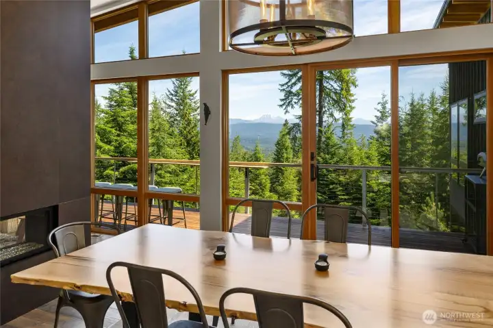 VIEWS from dining table