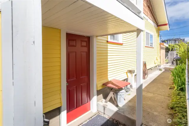 Lower level is accessible via stairwell exterior door, allowing this property to easily be converted into a triplex.