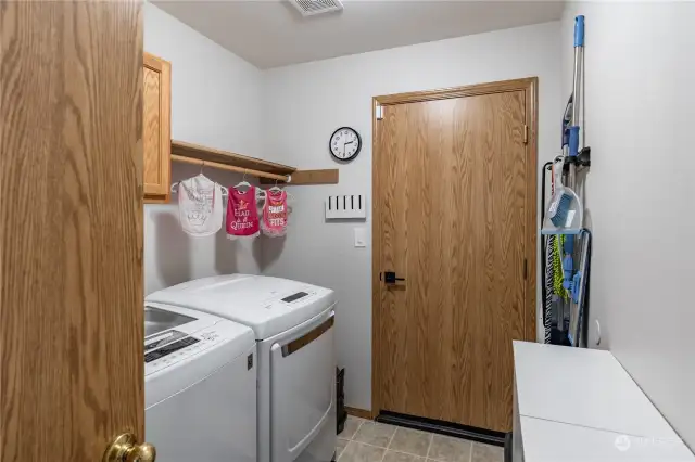 Laundry room on main floor