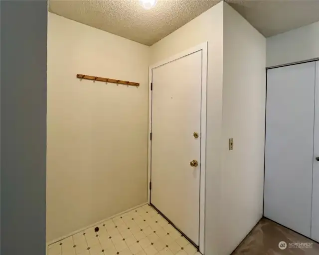 Large entry with plenty of storage.