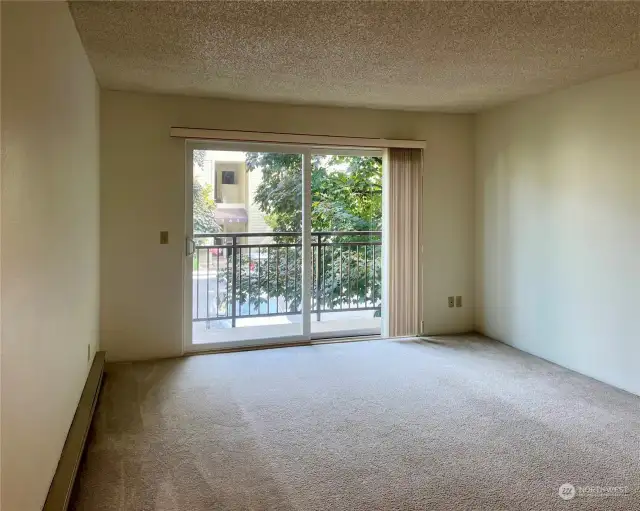 Another view of the living room from the dining room.