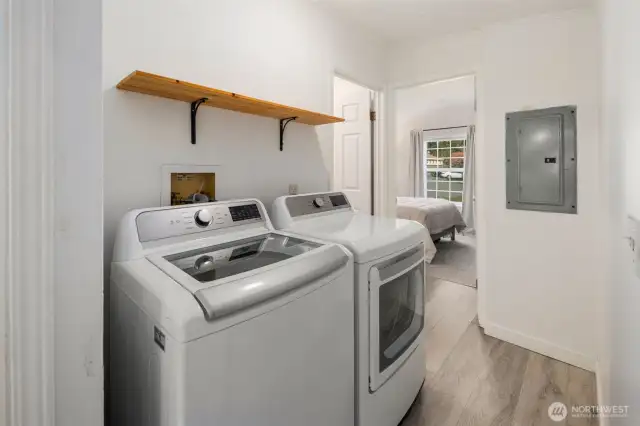 Laundry is a breeze, full size units included.