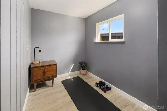 The sky's the limit! Office, den, bedroom, yoga studio, storage