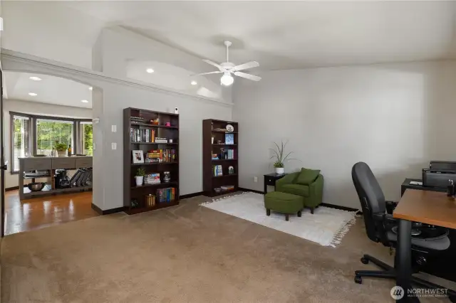 Living room office