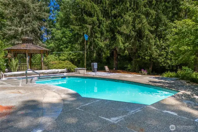 Enjoy summer at your own outdoor heated pool.