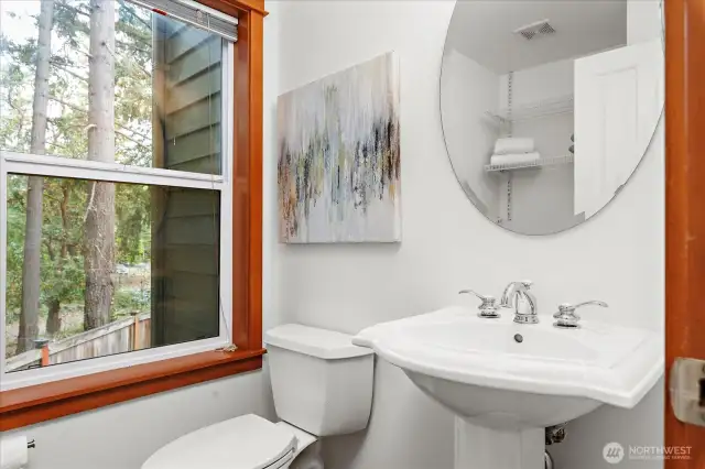 Main floor powder room
