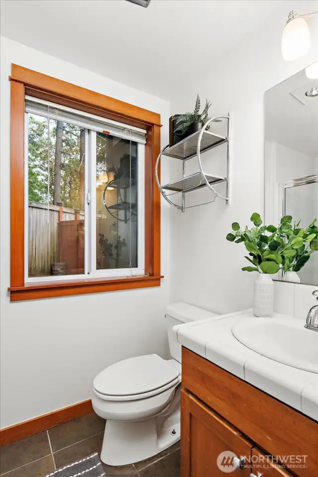 Lower level full bath