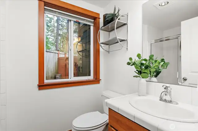 Lower level full bath