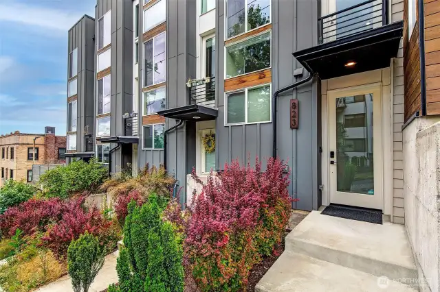 Great landscaping for this classic Queen Anne location.