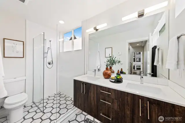 Big bathroom.