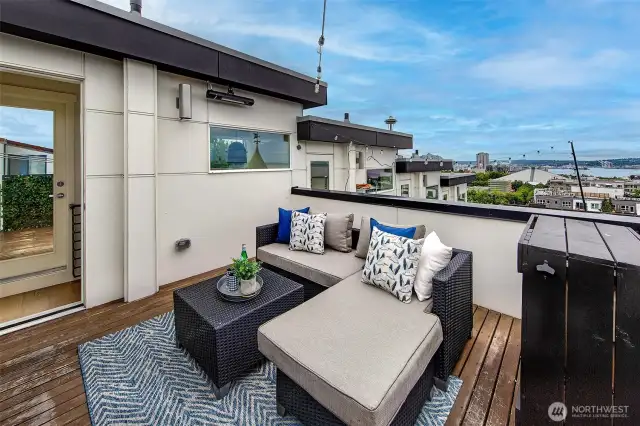1 of the roof decks. Quite private! Great views.