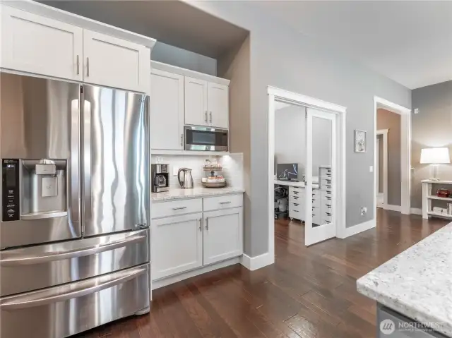 Timeless design with ample storage and soft-close functionality.