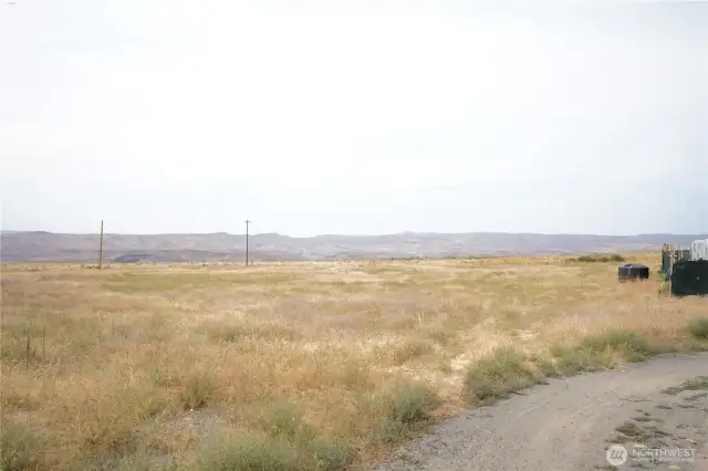 Property line on the right side of the property