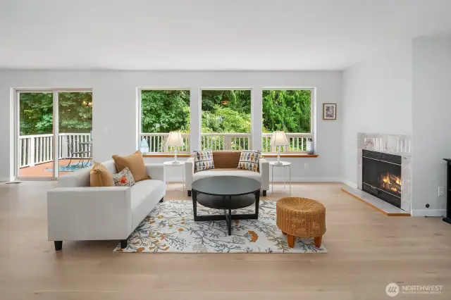 main level of the home