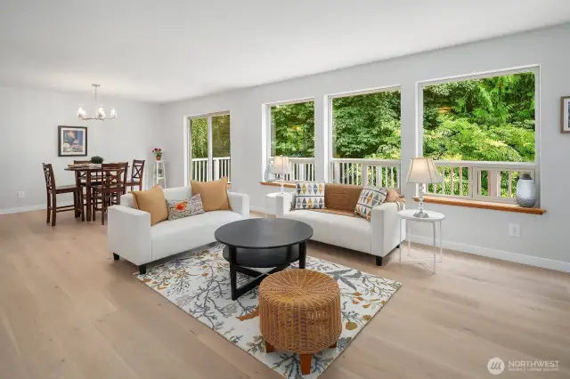 main level of the home