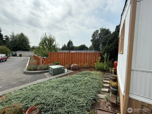 Adjacent to the clubhouse