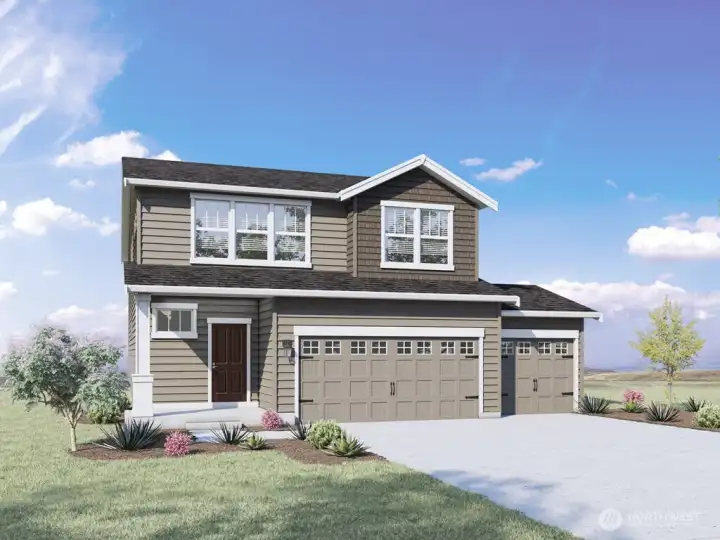 Rendering is of a similar home. Colors and materials may vary.