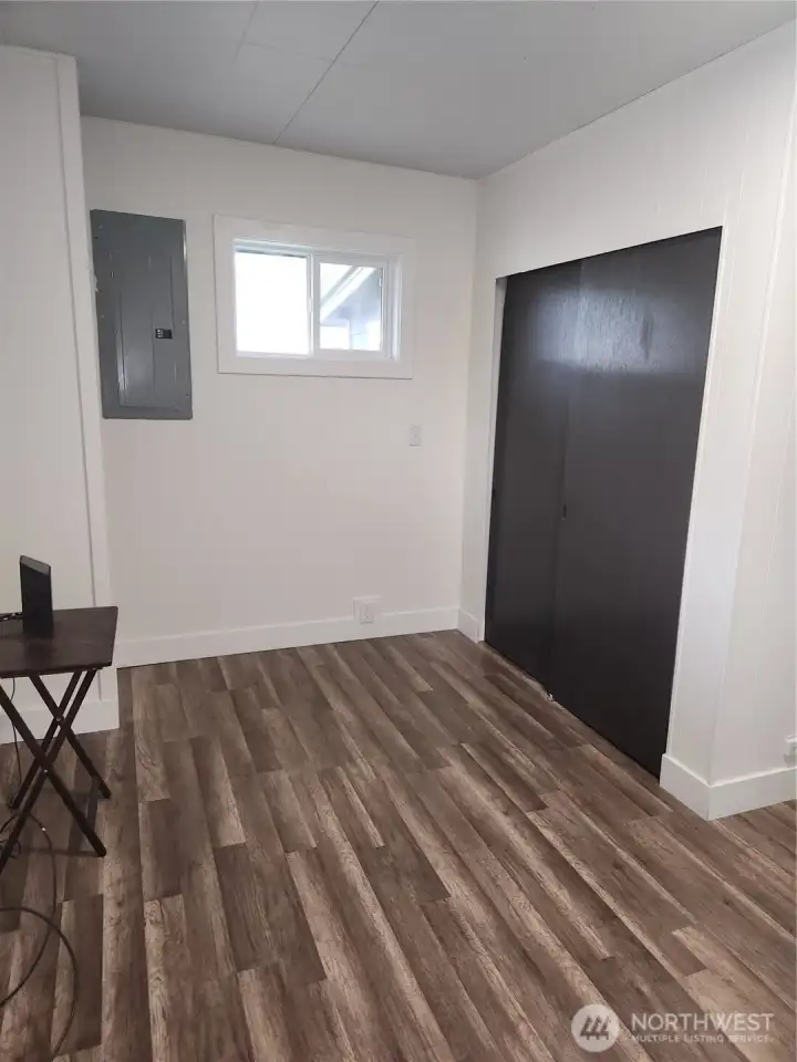 Newly painted second guest room