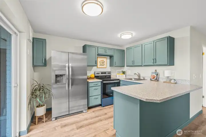 Updated kitchen.