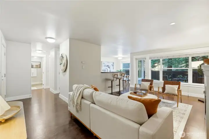 Wonderful open concept living