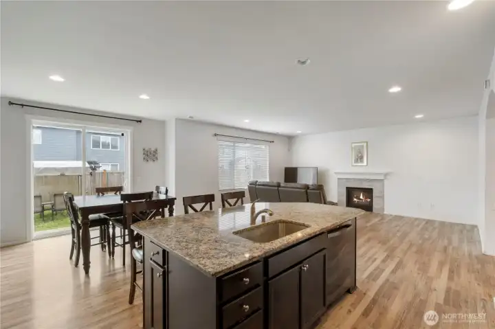 Spacious main living area features abundant natural light and an effortless flow ideal for everyday living.