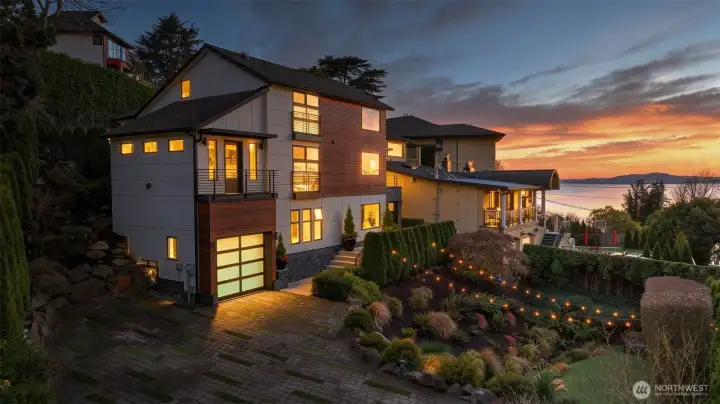 Exceptional Magnolia residence with sweeping Puget Sound and Olympic Mountain views!