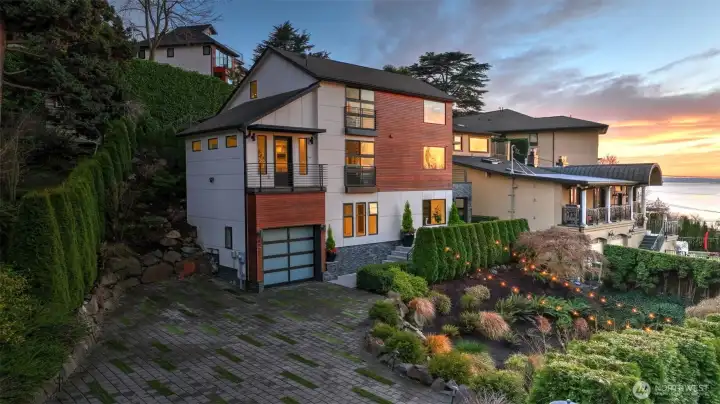 Enjoy fabulous sunset views throughout the property.