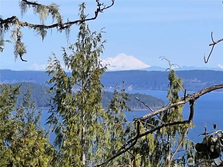 Views toward the NE with Mt Baker and Cascade Mtns over the Hood Canal. Views toward the NE with Mt Baker and Cascade Mtns over the Hood Canal.
