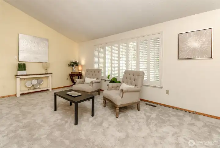 Enter into a Large Living Room