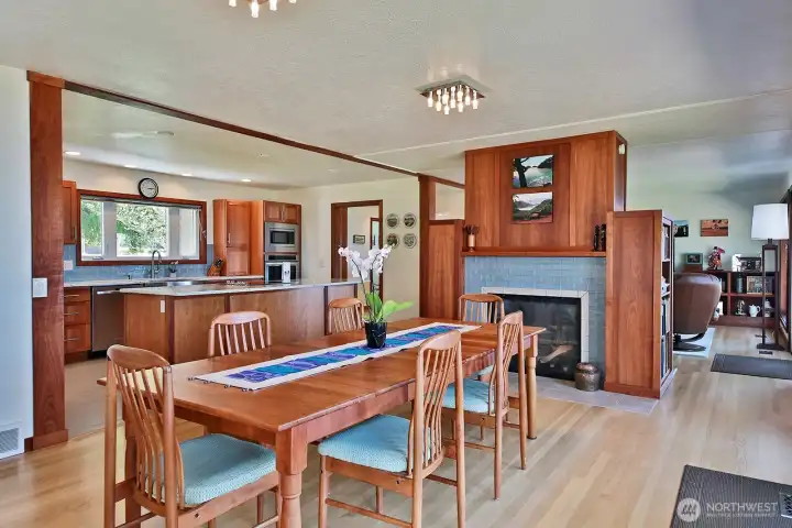 Great shot of the open expansive floor plan! Let's go check out the office, half bath, laundry room & Primary Suite (all on this level) before we head downstairs.