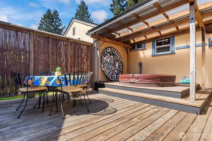 Back Patio/Hot Tub