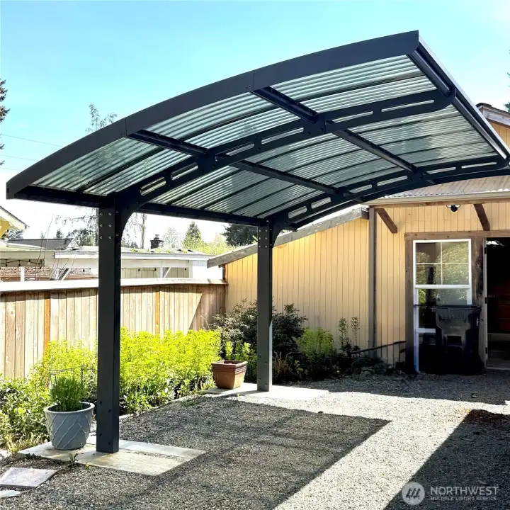 Custom Carport-Driveway