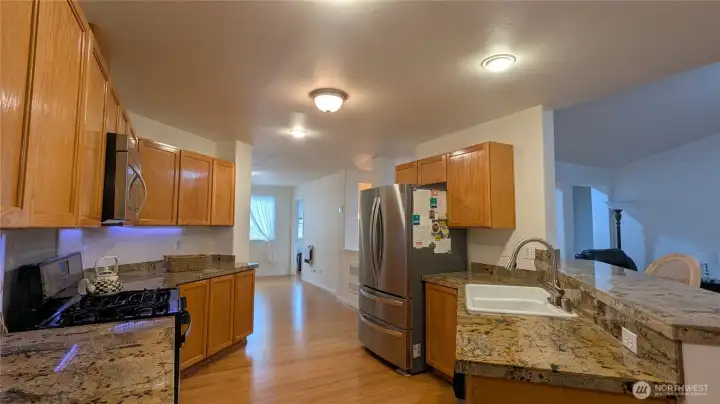 Spacious kitchen