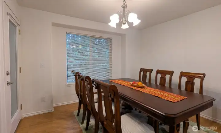 Full sized dining room