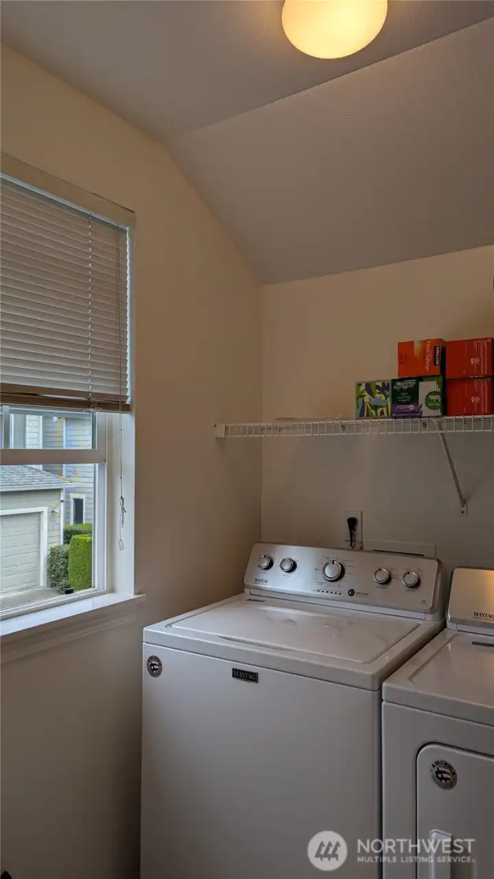 Full sized laundry room