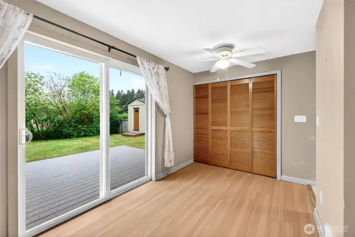 Convenient Utility Closet!