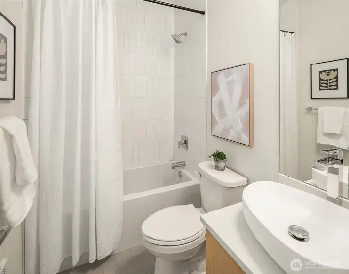 main level full bathroom