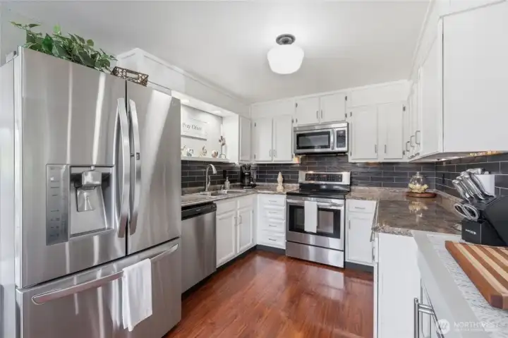 Updated, gorgeous kitchen