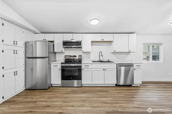 Brand new kitchen.