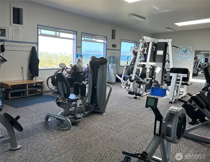 Workout room in the Clubhouse