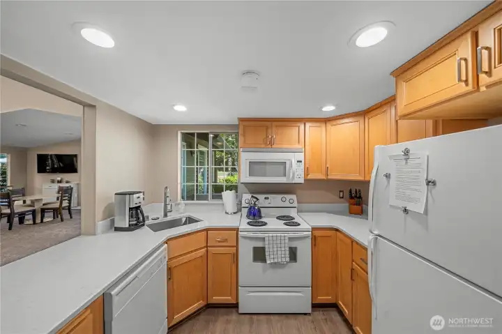 Kitchen in the club house