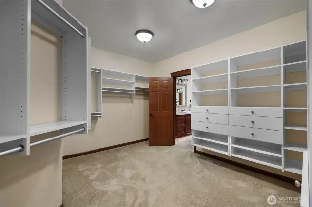 And custom designed PBR closet. Can it be too large, or have too many built-ins?