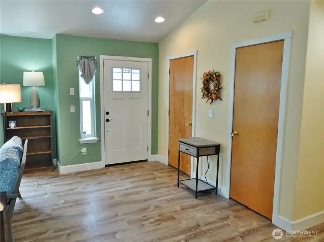 Enter into this beautufully remodeled home.