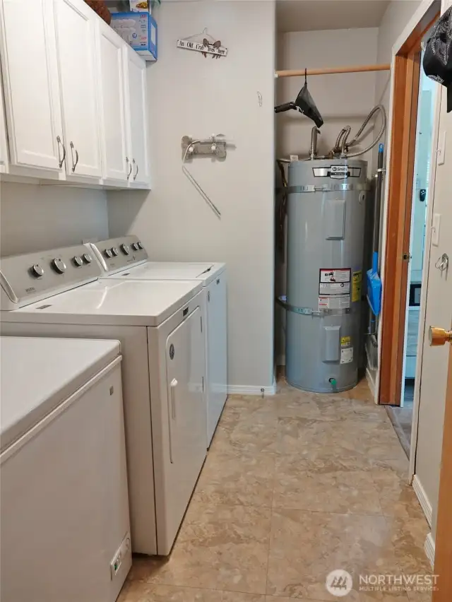 Laundry Room leading from the Garage into the house.