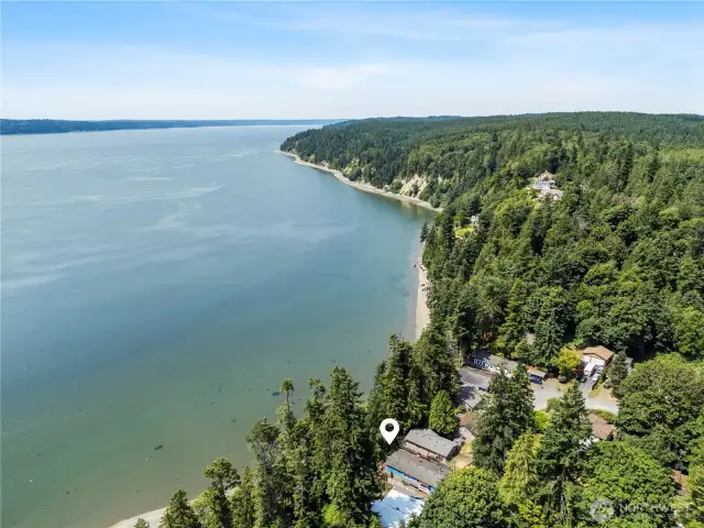 Yes, you're this close to the water.