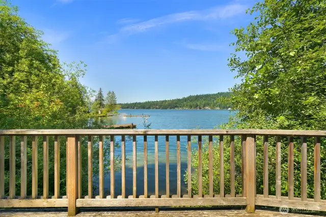 3187 Agate Bay is located feet from the water. An incredible setting and view off the back