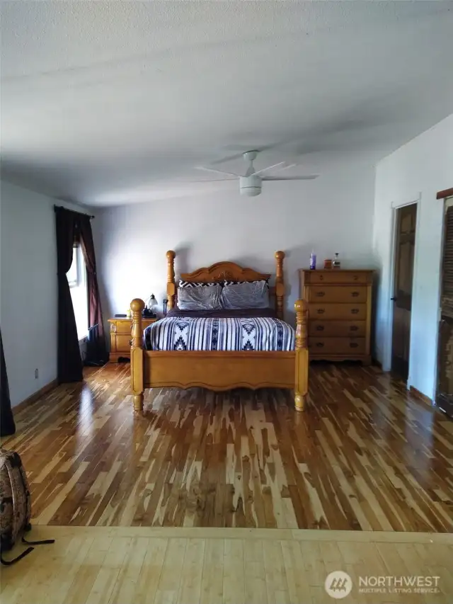 Primary Bedroom has private bathroom and large closet