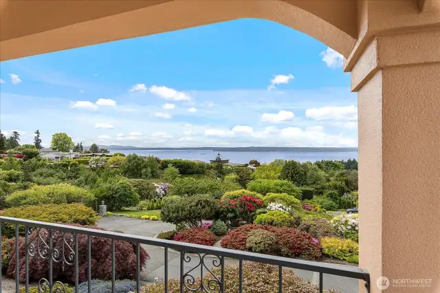 View from Primary bedroom west deck