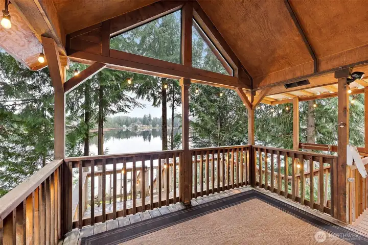 Large covered front porch